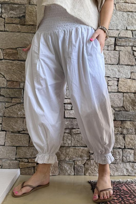 Paloma Bloomer Pant White